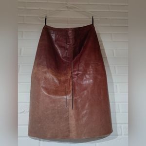 Banana Republic Leather Skirt